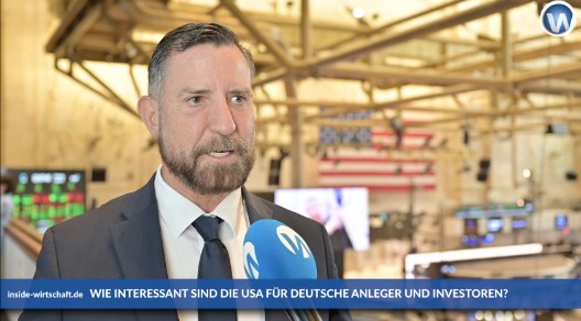 Uwe Mahrt im Interview an der Börse in New York