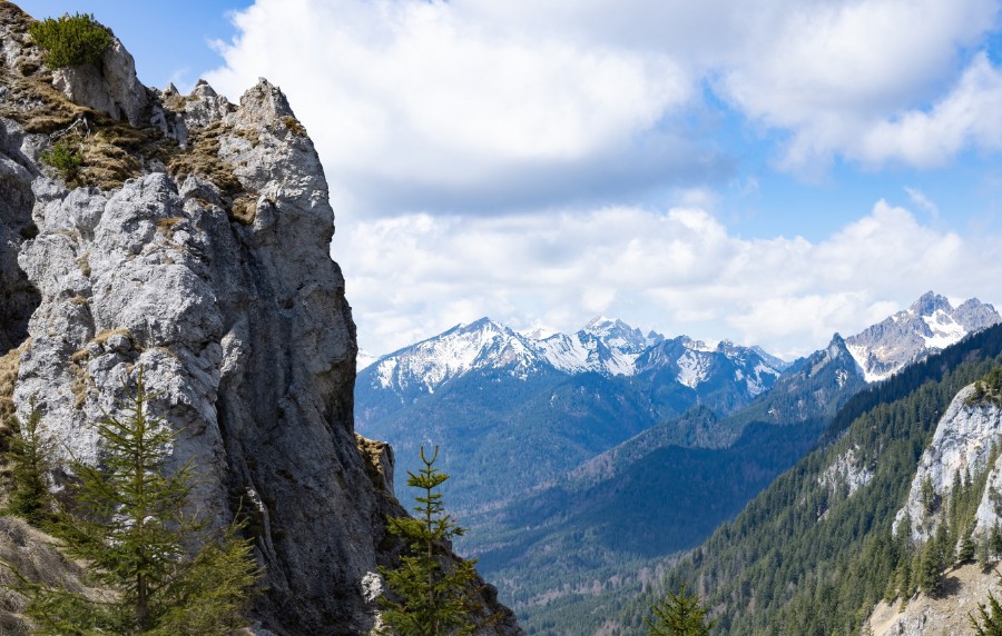 Weitblick in die Berge